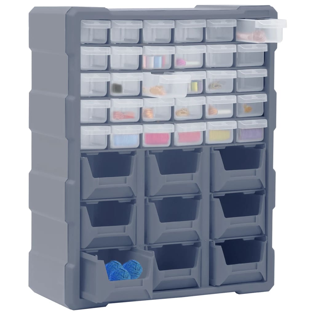 Organizador de Vidaxl con 39 cajones 38x16x47 cm