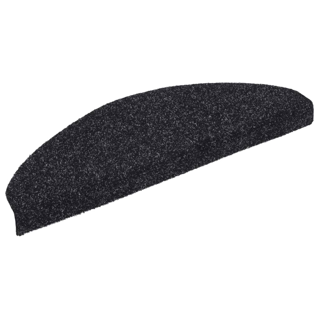 Vidaxl tappetini scale autoadesivo 5 st 65x21x4 cm ago gustato nero
