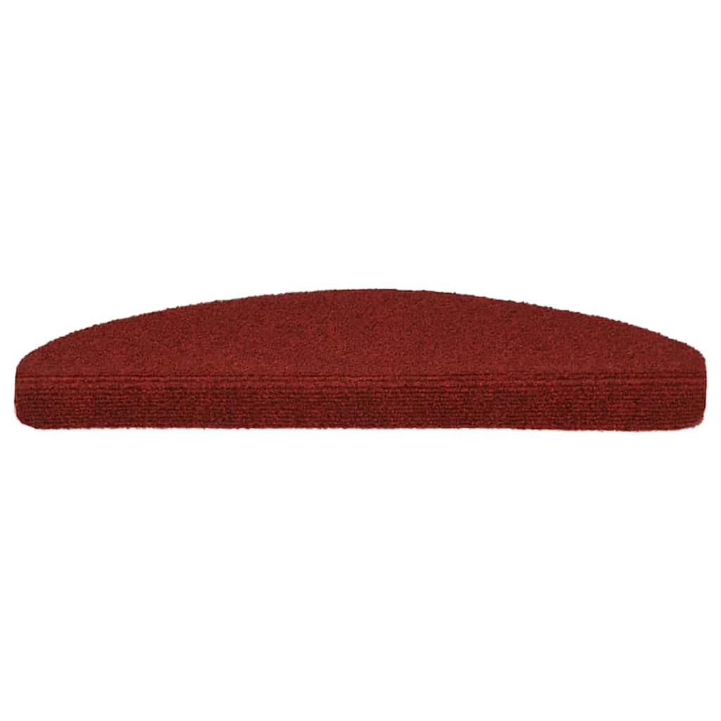 Vidaxl tappetini scale autoadesivo 5 st 65x21x4 cm ago sentito rosso
