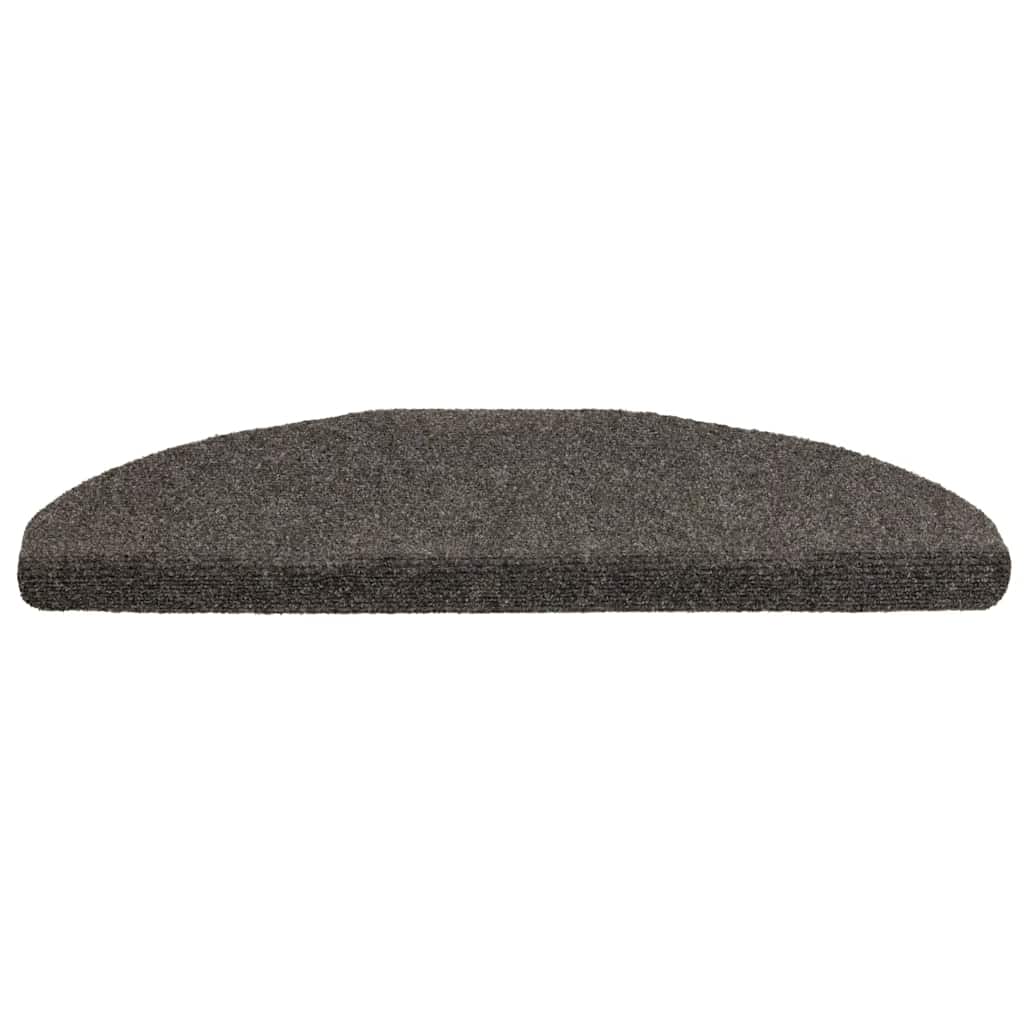 Vidaxl tappetini per autoadesivo 10 pezzi 65x21x4 cm Ago sentito antracite