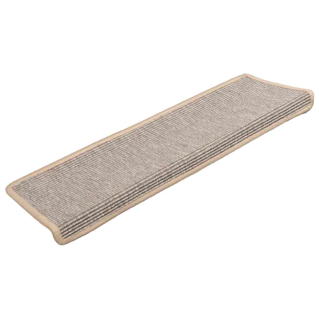 Vidaxl tappetini scale autoadesivo 15 st 65x21x4 cm color argento