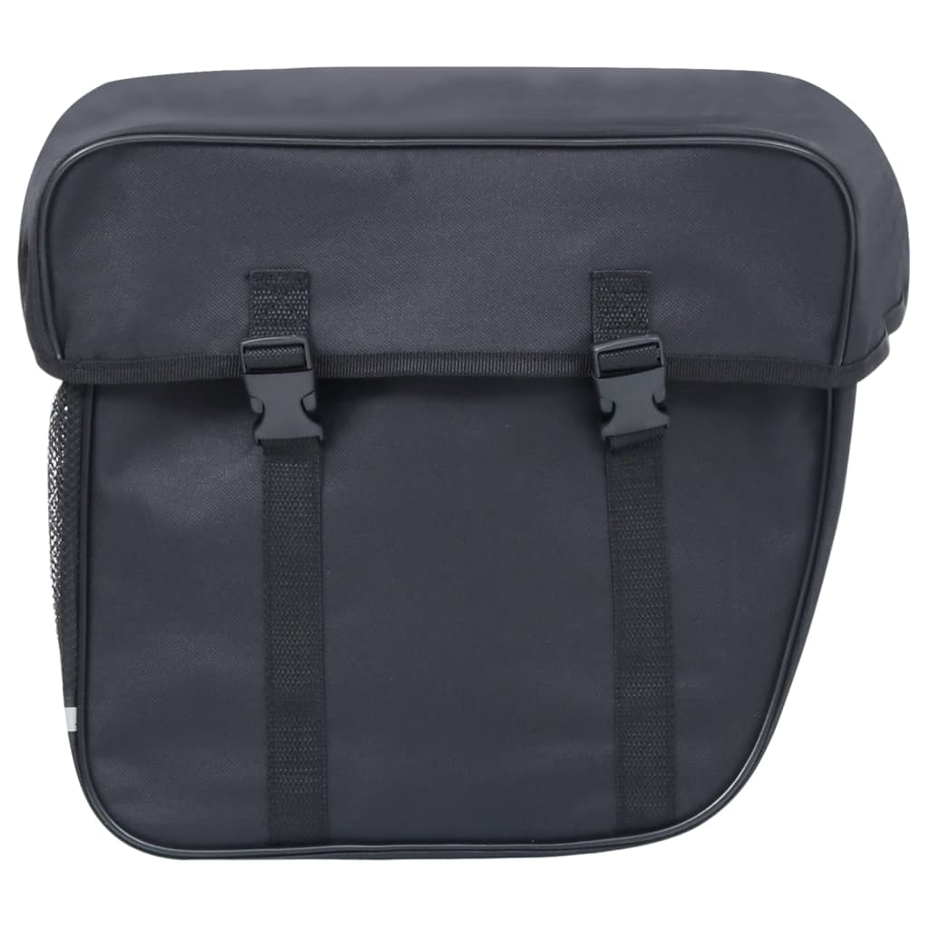 Vidaxl Bolsa para bicicletas para rejilla de equipaje Doble impermeable 35 L Negro