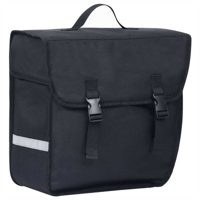 Sacca per biciclette Vidaxl per portapacchi solo impermeabile 21 l nero
