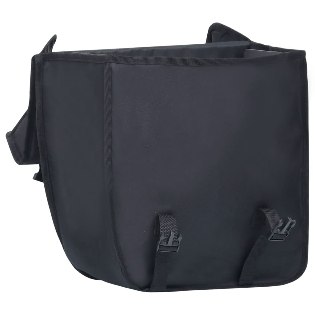 Sacca per biciclette Vidaxl per portapacchi solo impermeabile 21 l nero