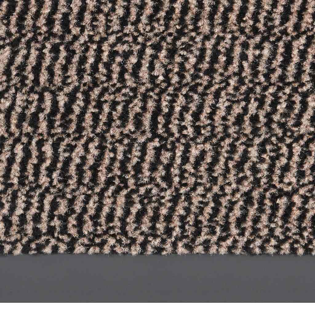 Vidaxl zerbino trapuntato 90x150 cm marrone scuro