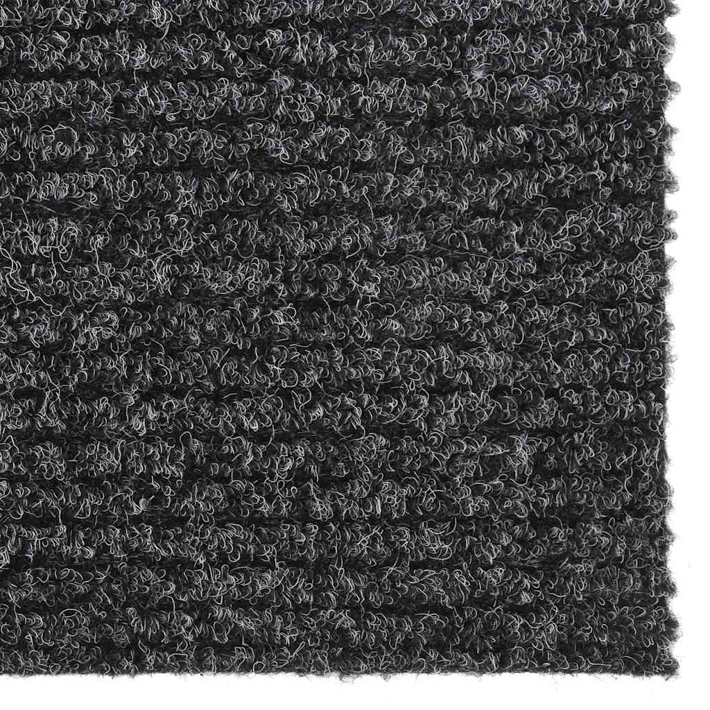 Vidaxl droogloopmat 100x100 cm antracite