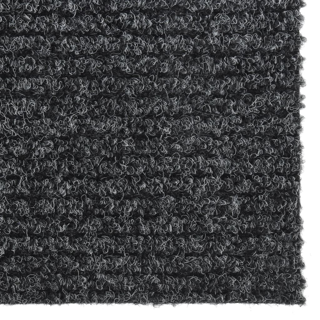 Vidaxl Droogloopmat 100x250 cm antracite