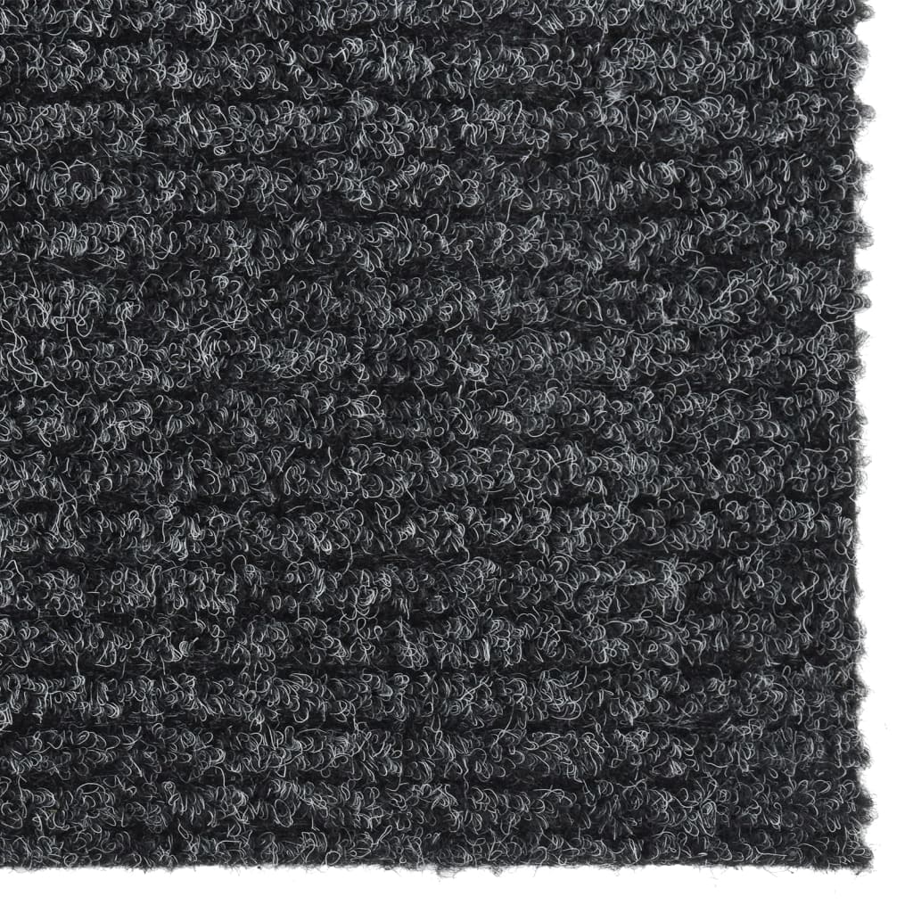 Vidaxl Droogloopmat 100x350 cm antracite