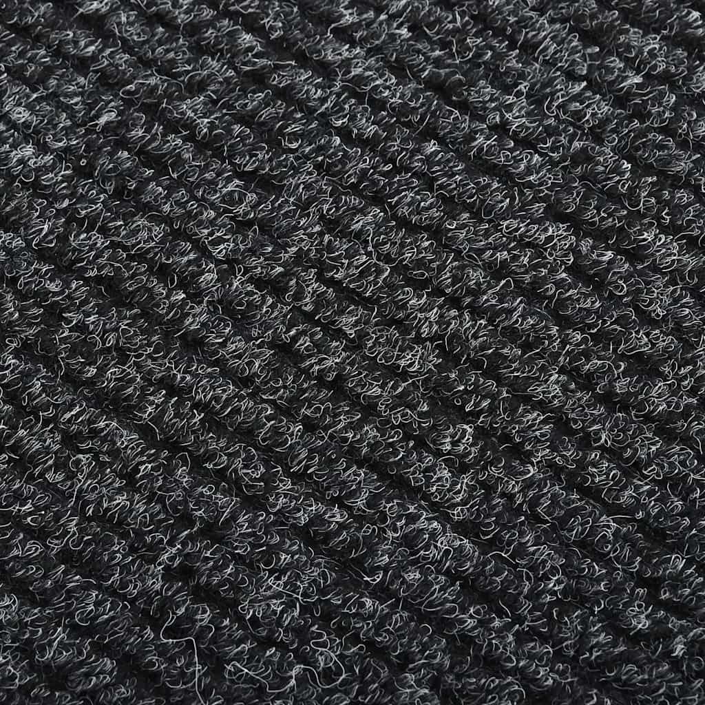 Vidaxl Droogloopmat 100x500 cm antracite