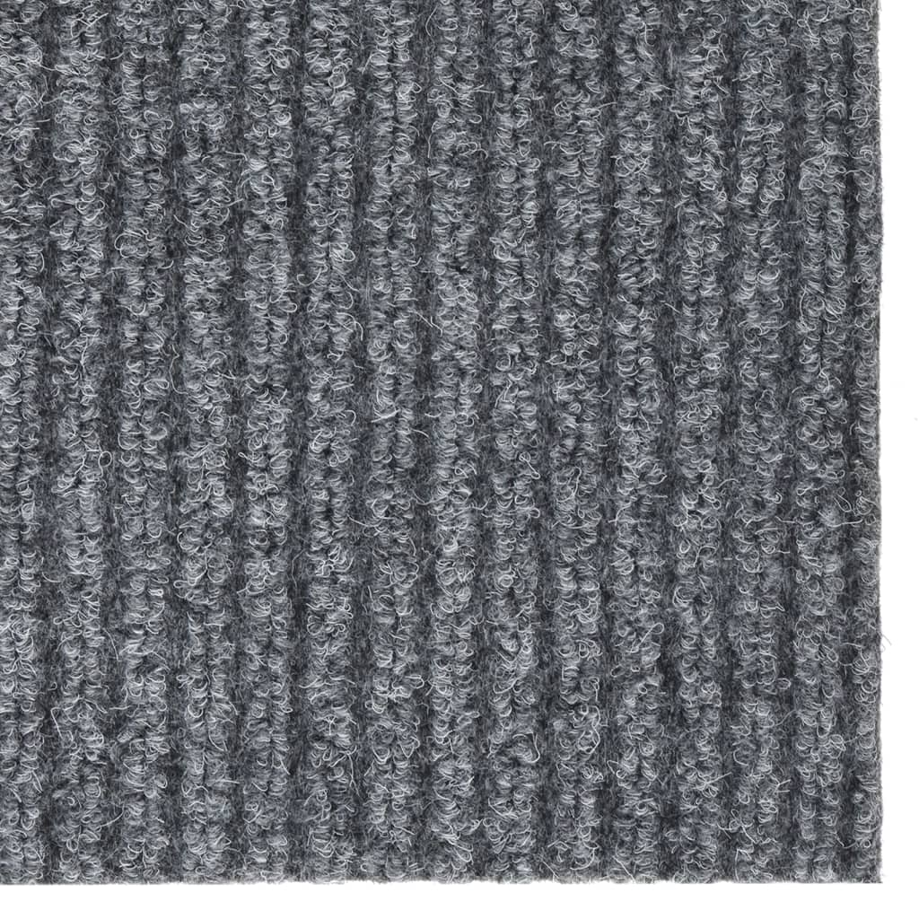 Vidaxl droogloopmat 100x150 cm grigio