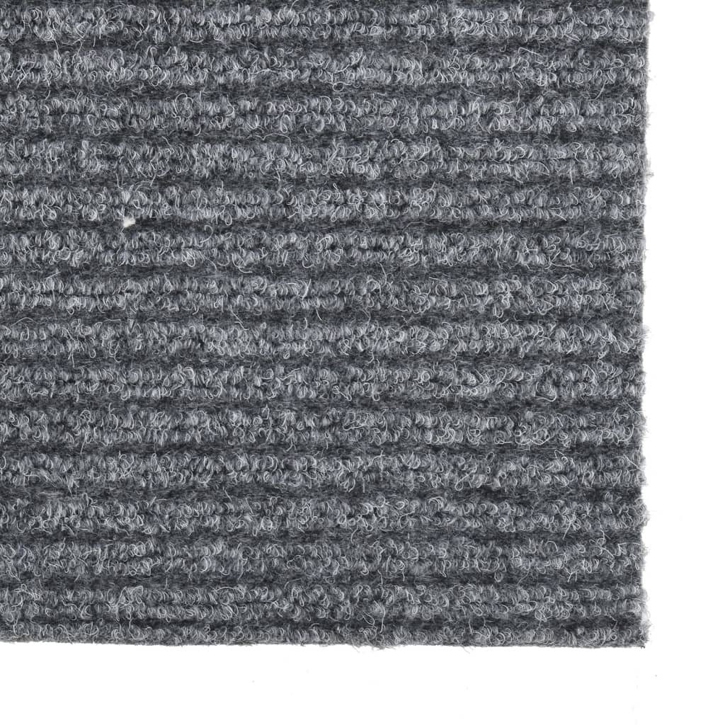 Vidaxl droogloopmat 100x200 cm grigio