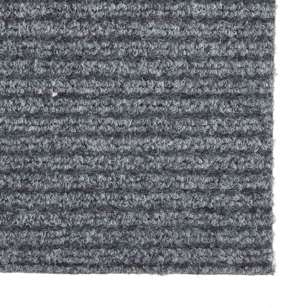 Vidaxl droogloopmat 100x250 cm gris