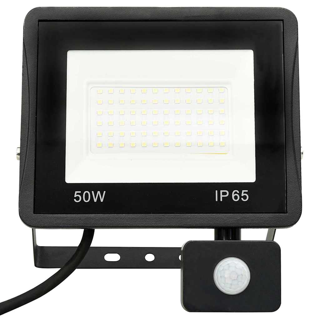 Foco VidaXL con sensor LED 50 W blanco frío