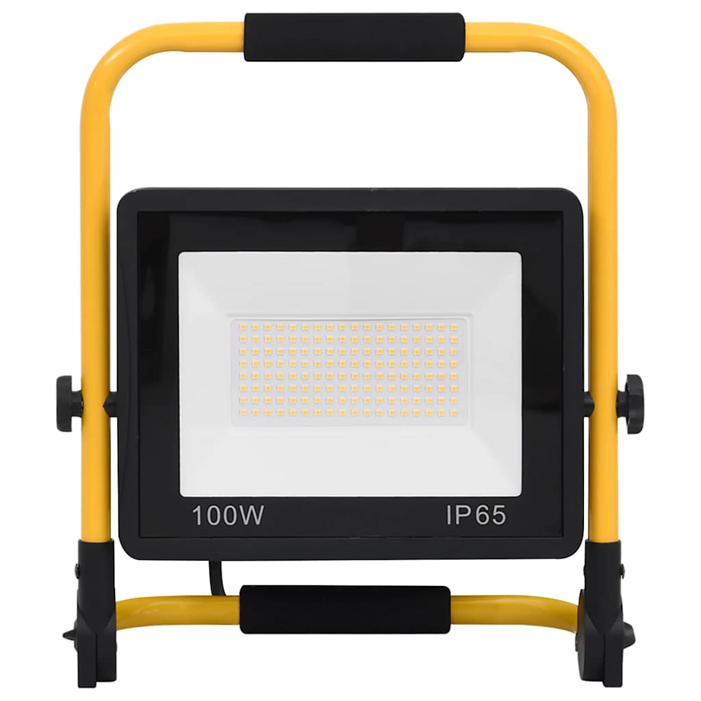 Faretto VidaXL con maniglia LED 100 W bianco freddo