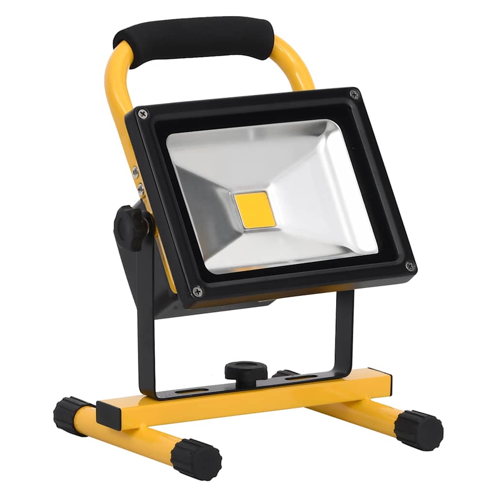SPEGGE VIDAXL con manico LED ricaricabile 30 W BIANCO CREDO