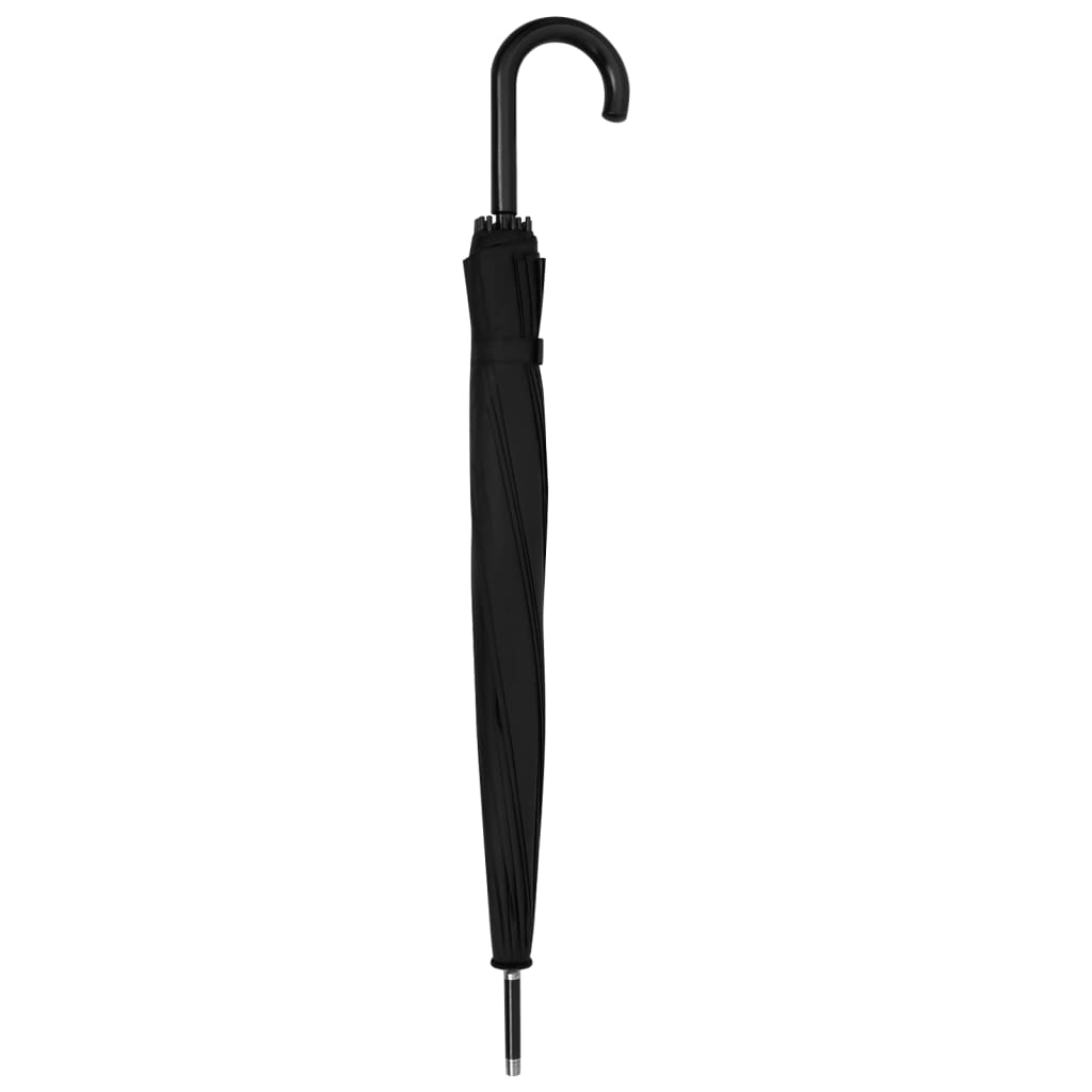 Vidaxl paraguas automáticamente 105 cm negro