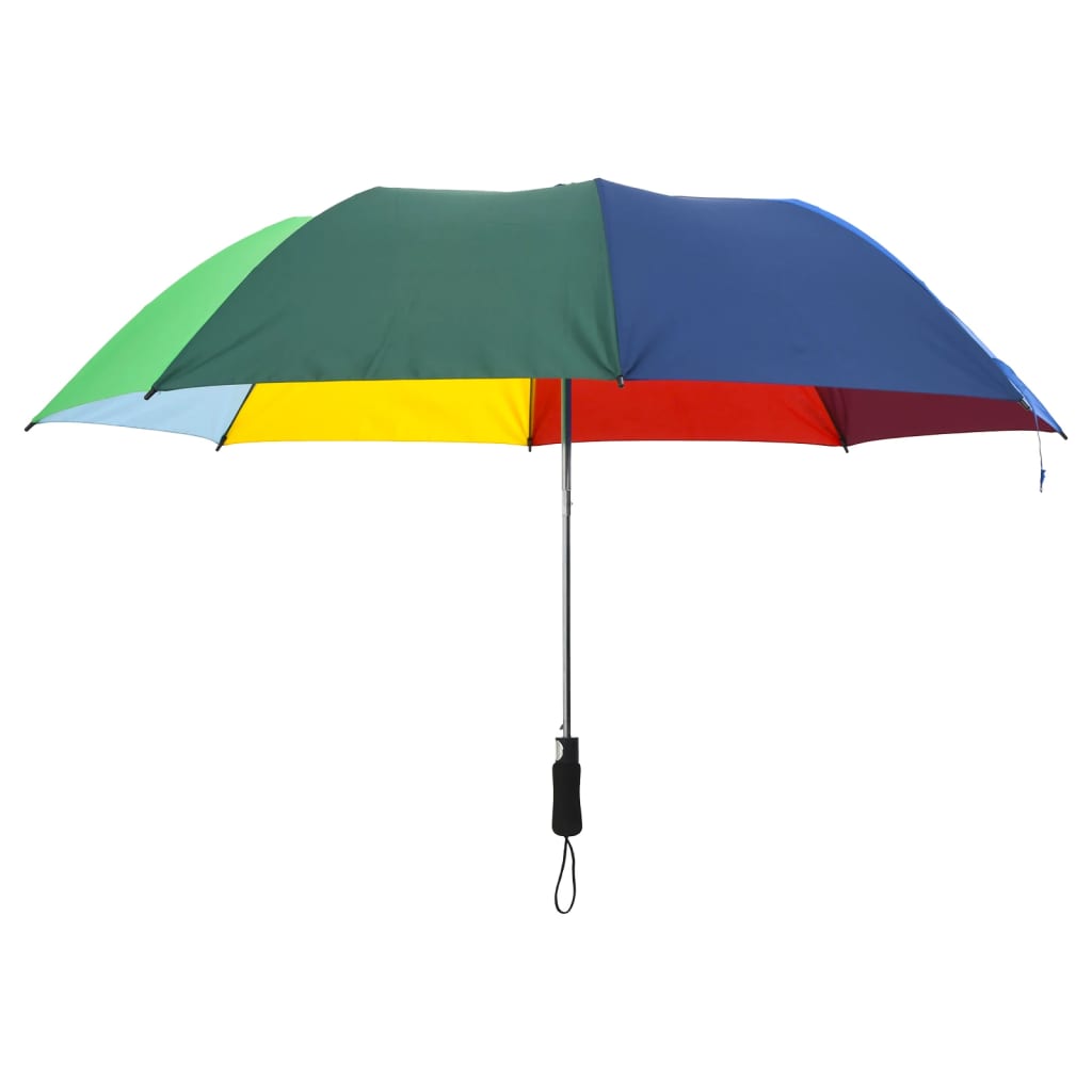 Umbrella Vidaxl automáticamente plegable 124 cm multiColeado