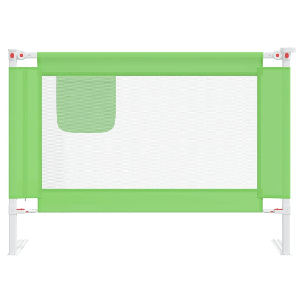 Vidaxl bedhekje peuter 90x25 cm stof groen