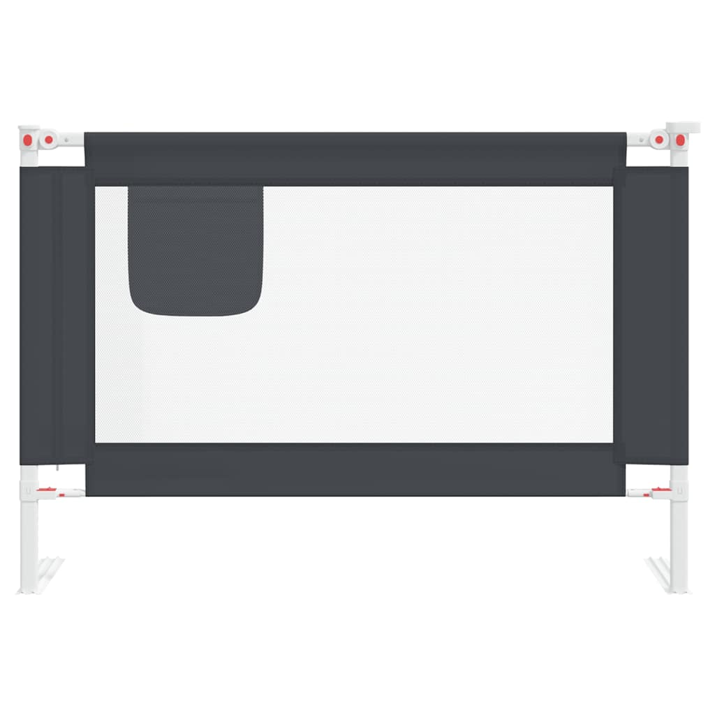 Vidaxl Bedhek Toddler 100x25 CM Fabrica Dark Grey