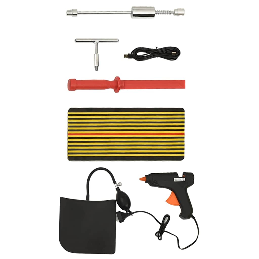 Vidaxl set abollado de 89 piezas sin rociar