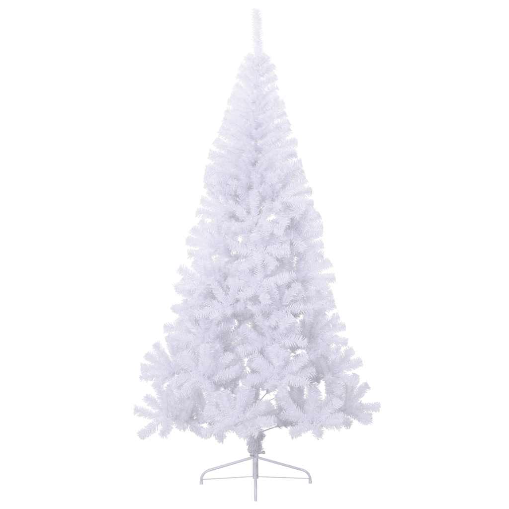 Vidaxl Kunstkerstboom con metà pvc da 180 cm standard bianco