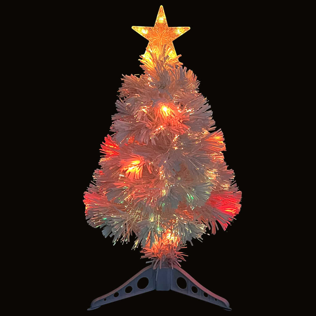 Vidaxl Kunstkerstboom con illuminazione 64 cm in fibra ottica bianca