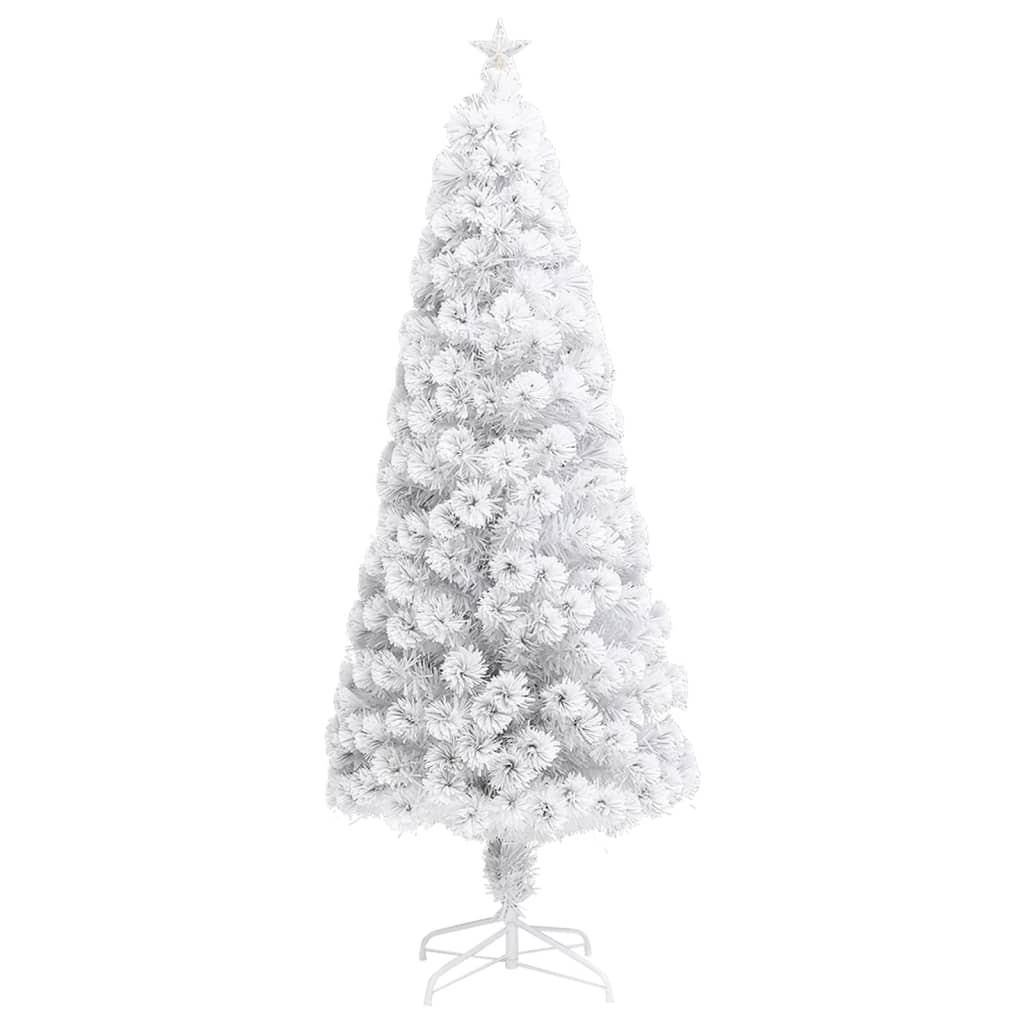 Vidaxl Kunstkerstboom con illuminazione da 240 cm in fibra ottica bianca