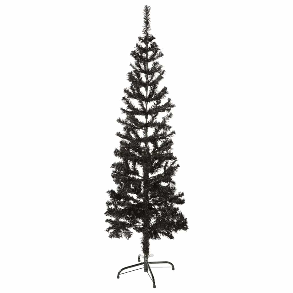 Vidaxl Tree di Natale stretto 150 cm nero