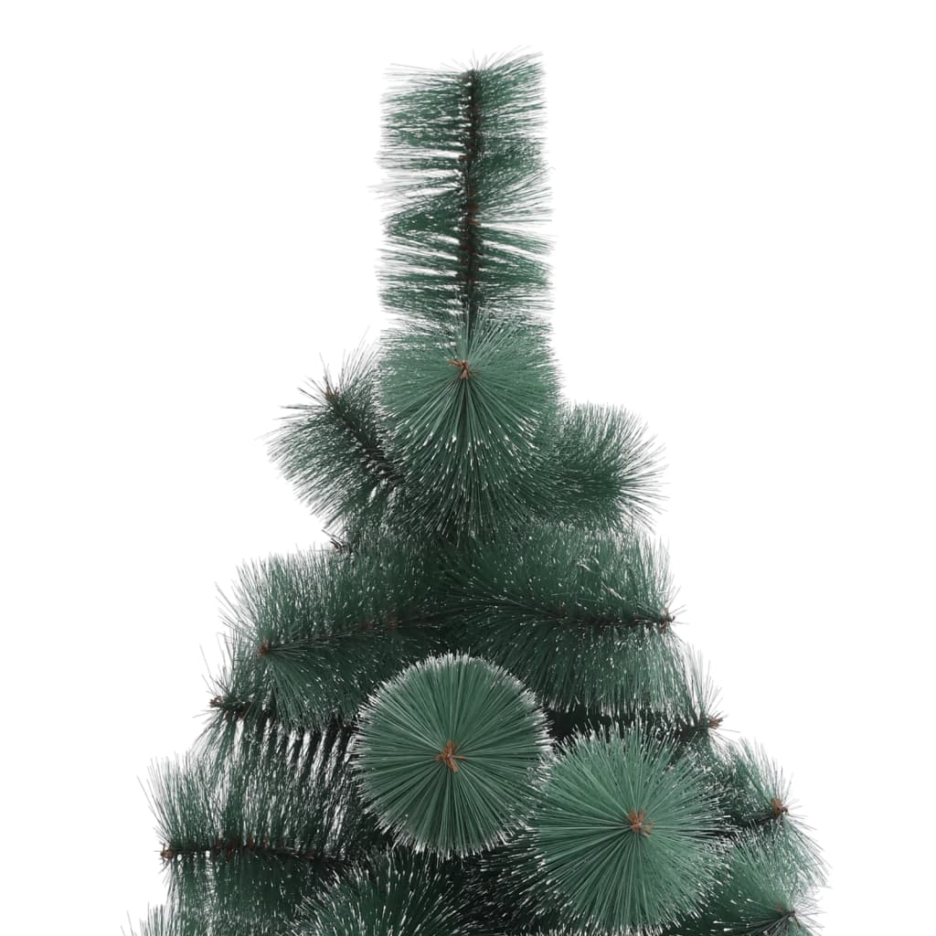 Vidaxl kunstkerstboom met standaard 210 cm pet groen