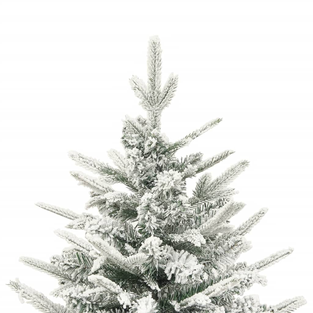 Vidaxl Kunstkerstboom con nieve de 120 cm PVC y PE Green