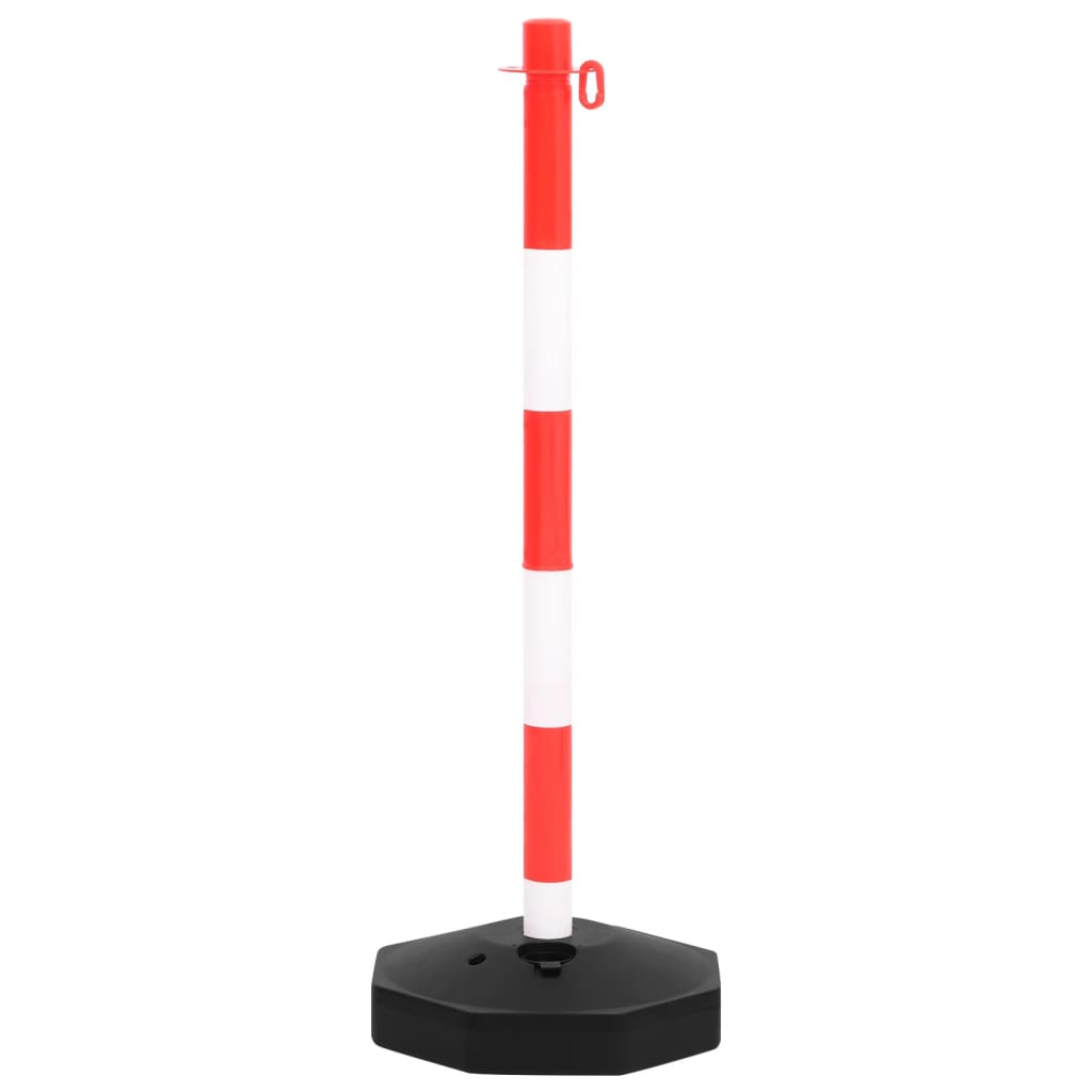 Vidaxl Chain Post Set con cadena de plástico 10 m