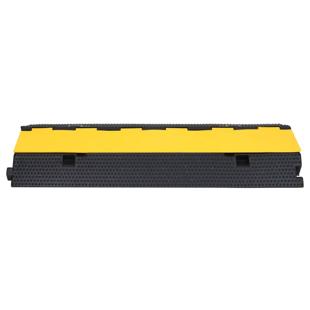 Umbral de protectores de cable de Vidaxl con 2 túneles 2 pc 100 cm de goma