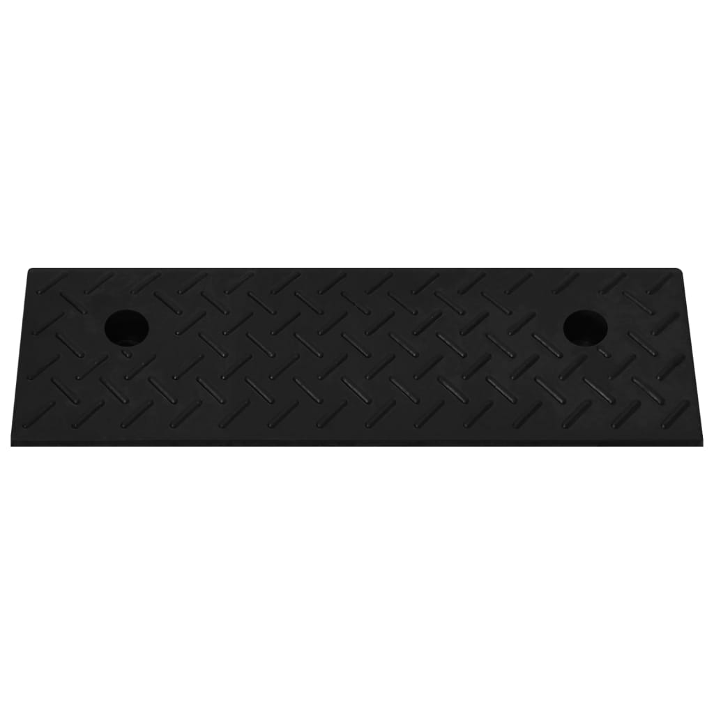 Rampas de Vidaxl 2 pcs 50x17.5x5 cm de goma