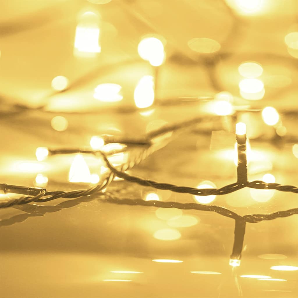 Garland leggera Vidaxl con 300 LED da 30 m PVC Bianco caldo