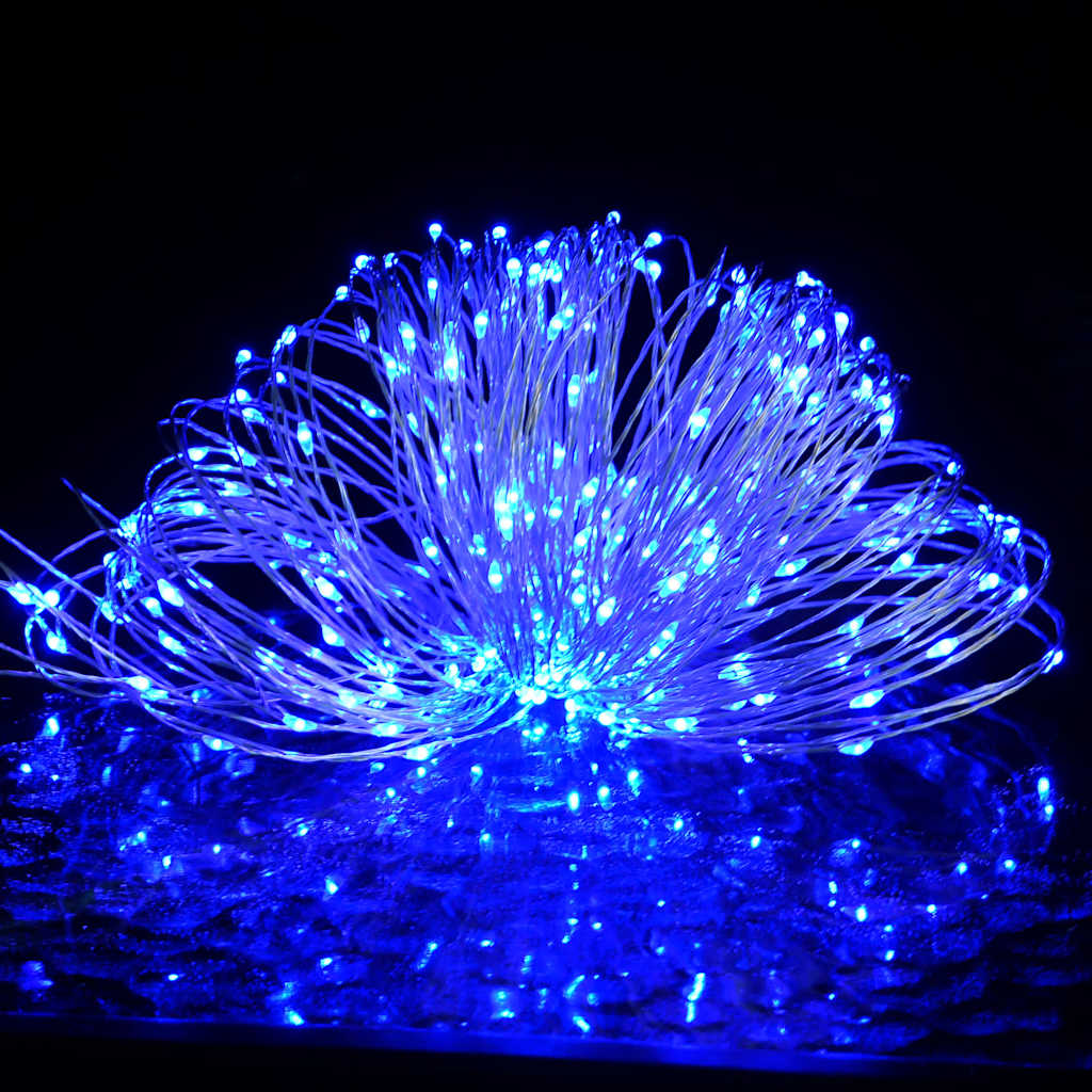 Garland leggera Vidaxl con 150 LED 15 m blu