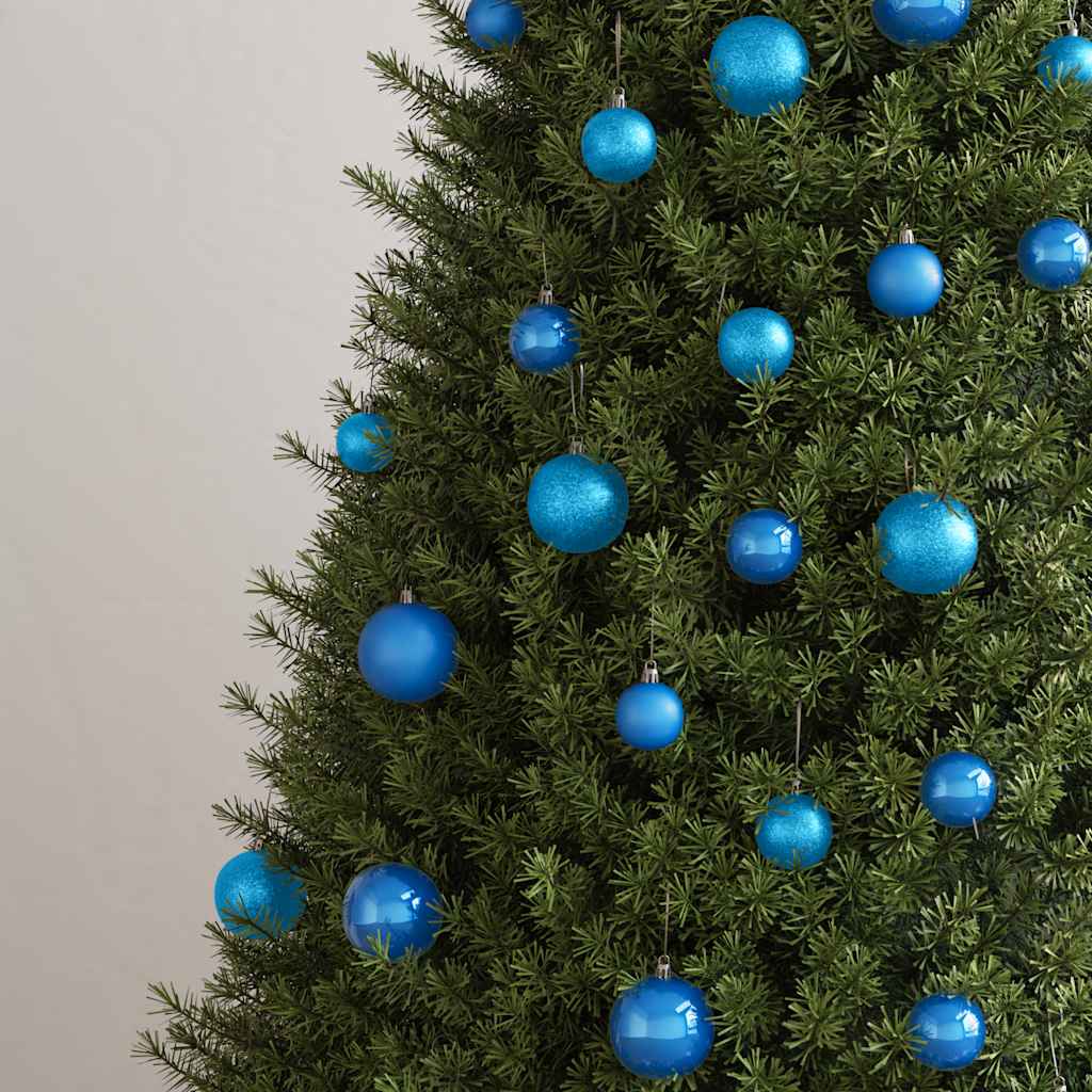Vidaxl Set di palline di Natale a 100 pezzi blu