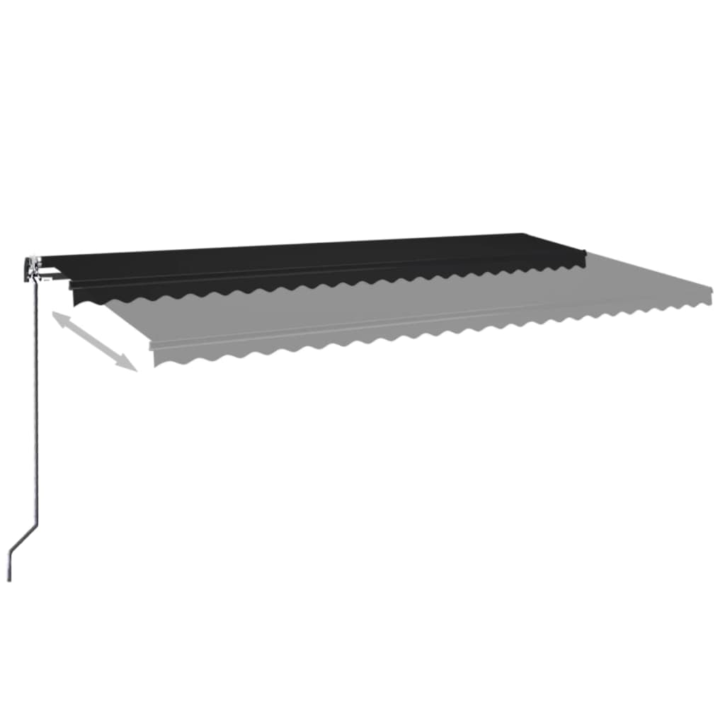 Vidaxl Luifel Automático Extendible 600x350 cm de antracita