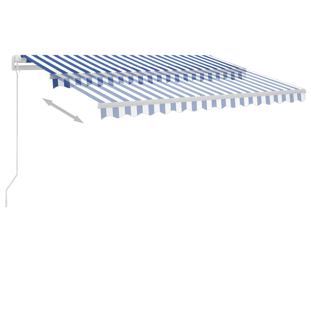 Vidaxl Laifel separado manualmente saca 300x250 cm azul y blanco