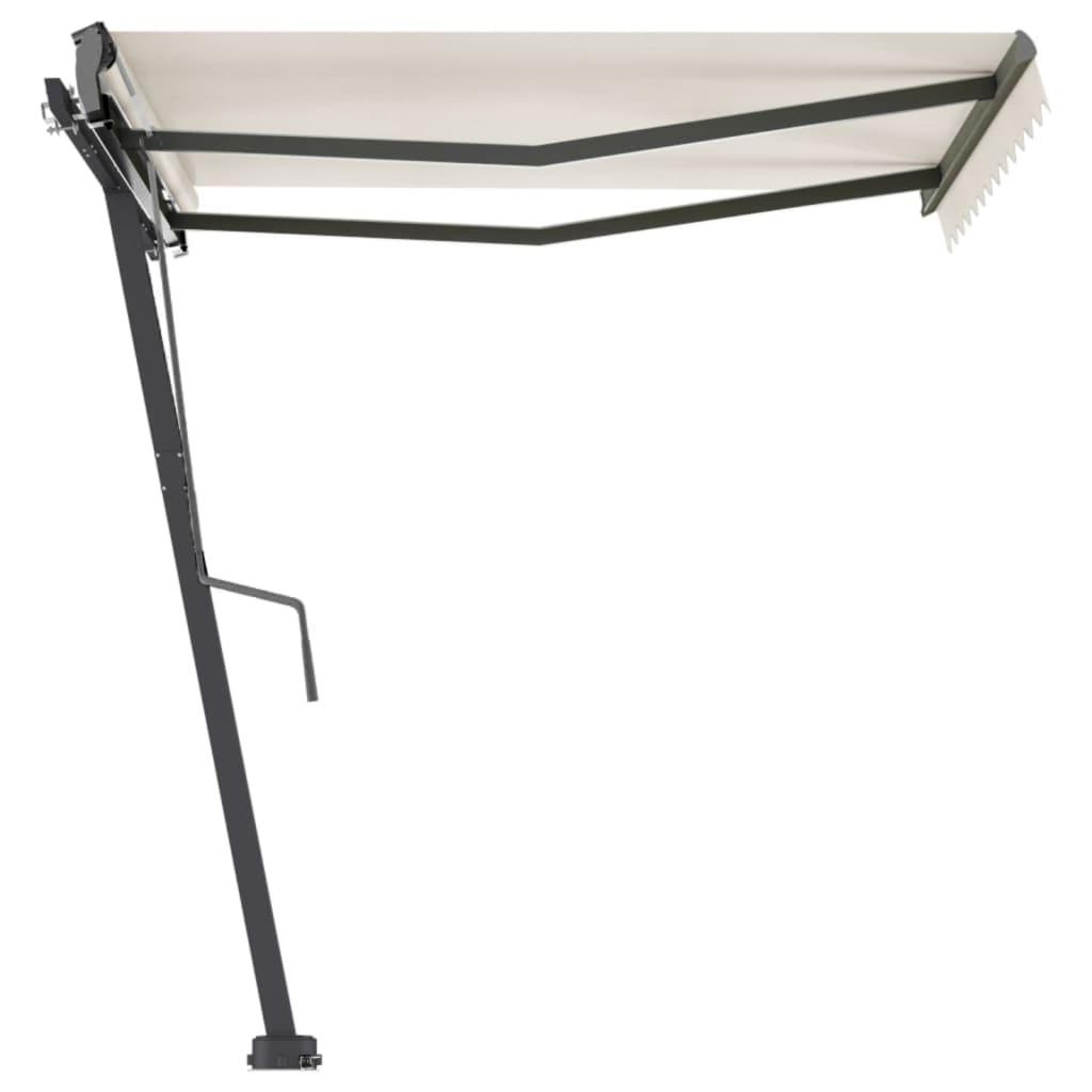 Vidaxl Luifel separado se extiende manualmente 300x250 cm de crema -cocción