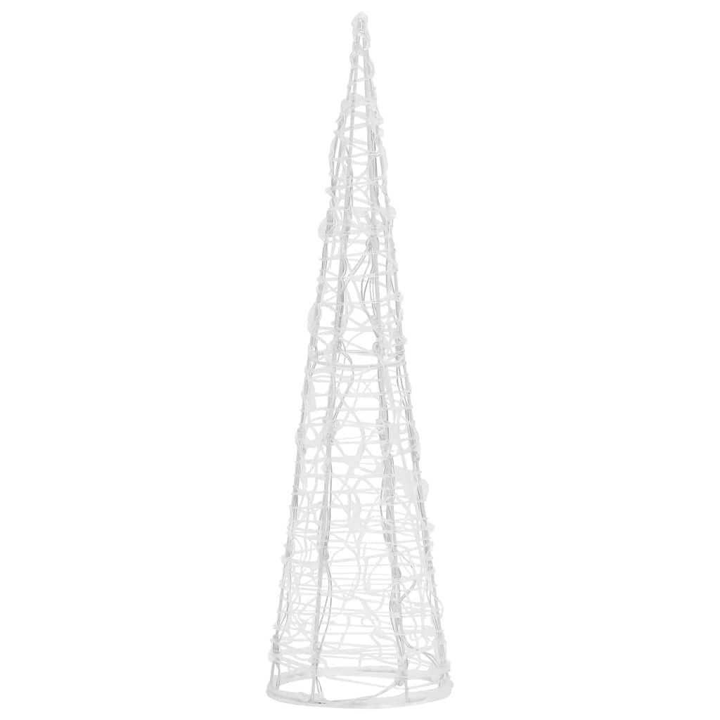 Vidaxl Light Cono Decorativo LED frío Blanco 60 cm Acrílico