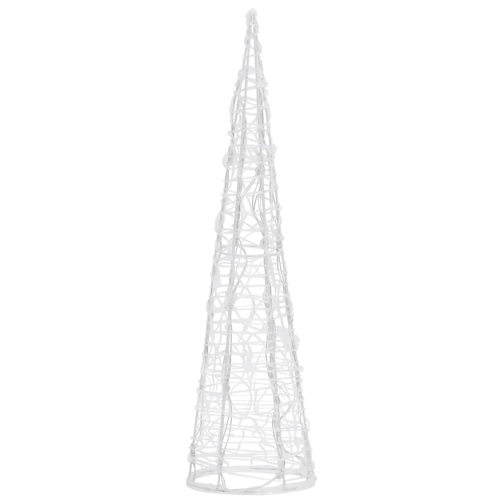 Vidaxl cono leggero a LED decorativo blu 60 cm acrilico