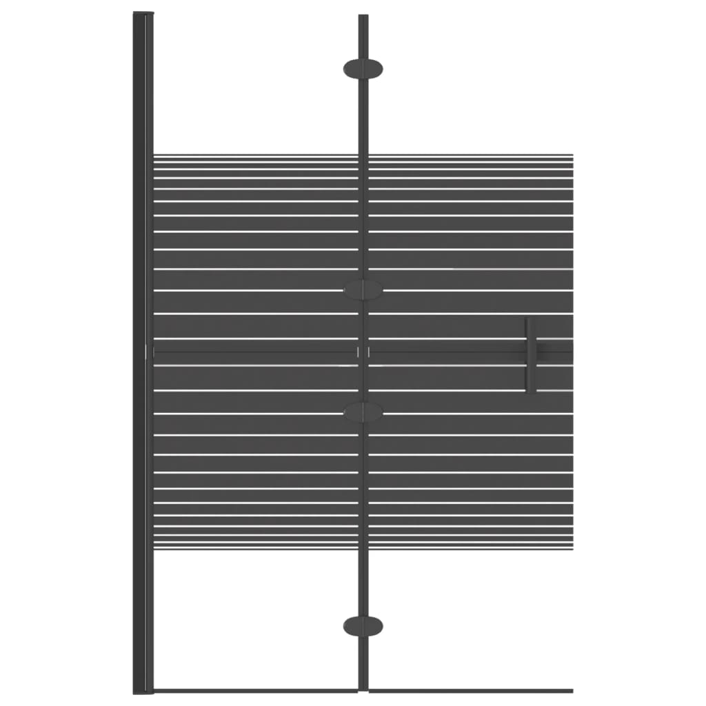 VIDAXL DOCHE CLACCHIO Crollabile 80x140 cm nero