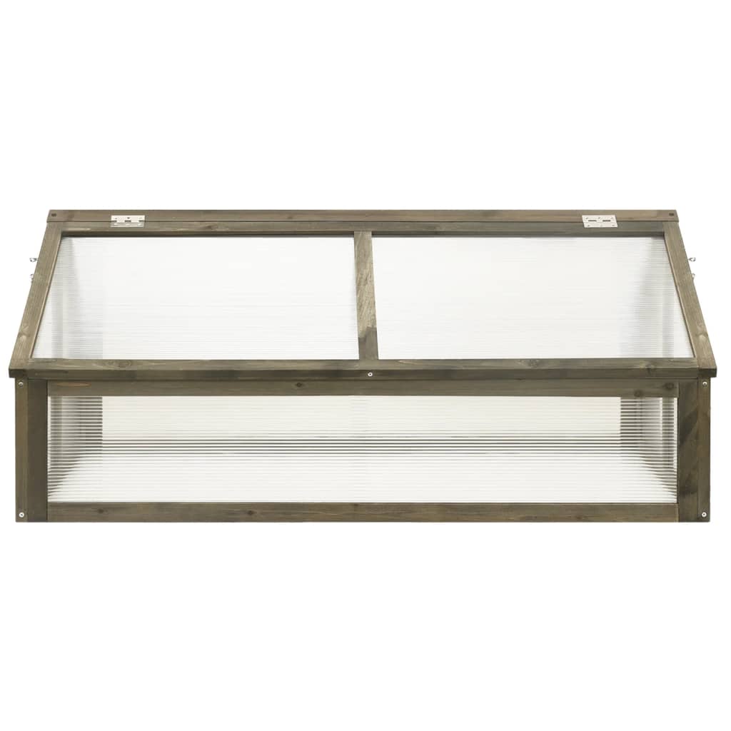 Vidaxl Greenhouse 114x80x50 cm Vurenhout Grey