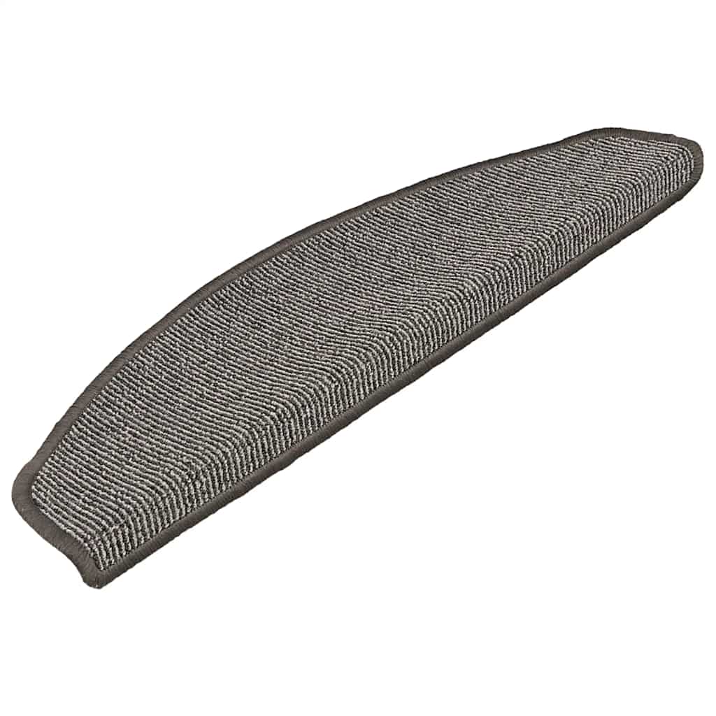 Esteras de escalera de Vidaxl 15 st 65x21x4 cm gris