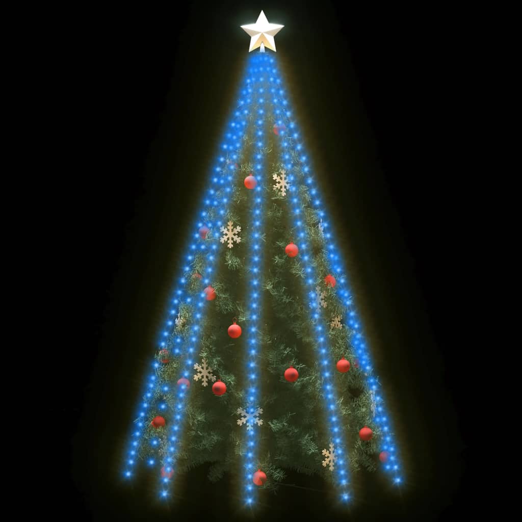 Vidaxl l'illuminazione dell'albero di Natale con 400 LED Blue Net 400 cm