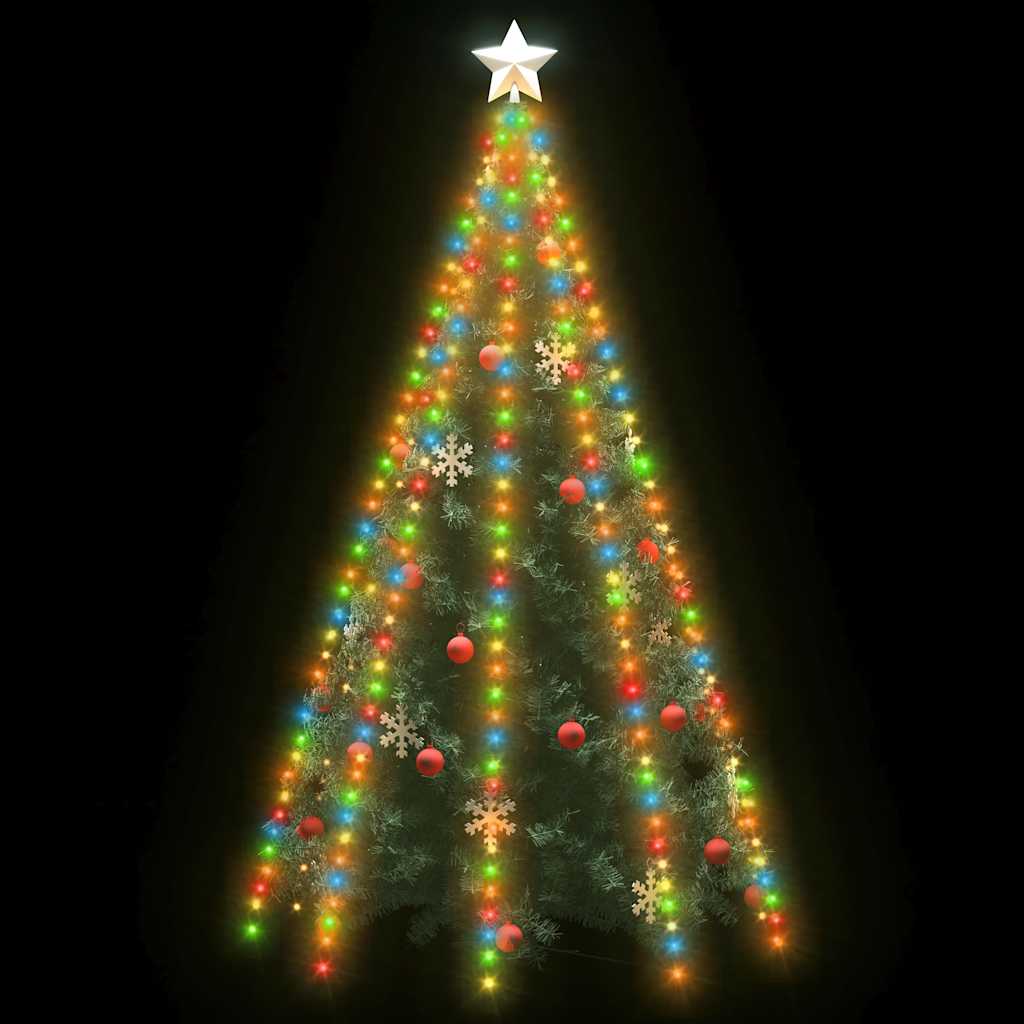 Vidaxl l'illuminazione dell'albero di Natale con 400 LED Multi -colorato Net 400 cm