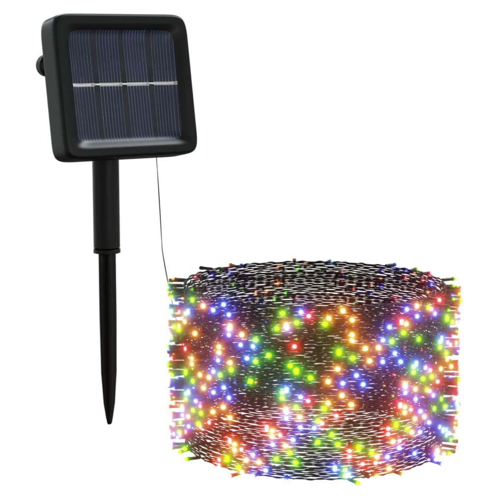 Vidaxl 5 St Light Garland con 200 LED solari all'interno del colore esterno