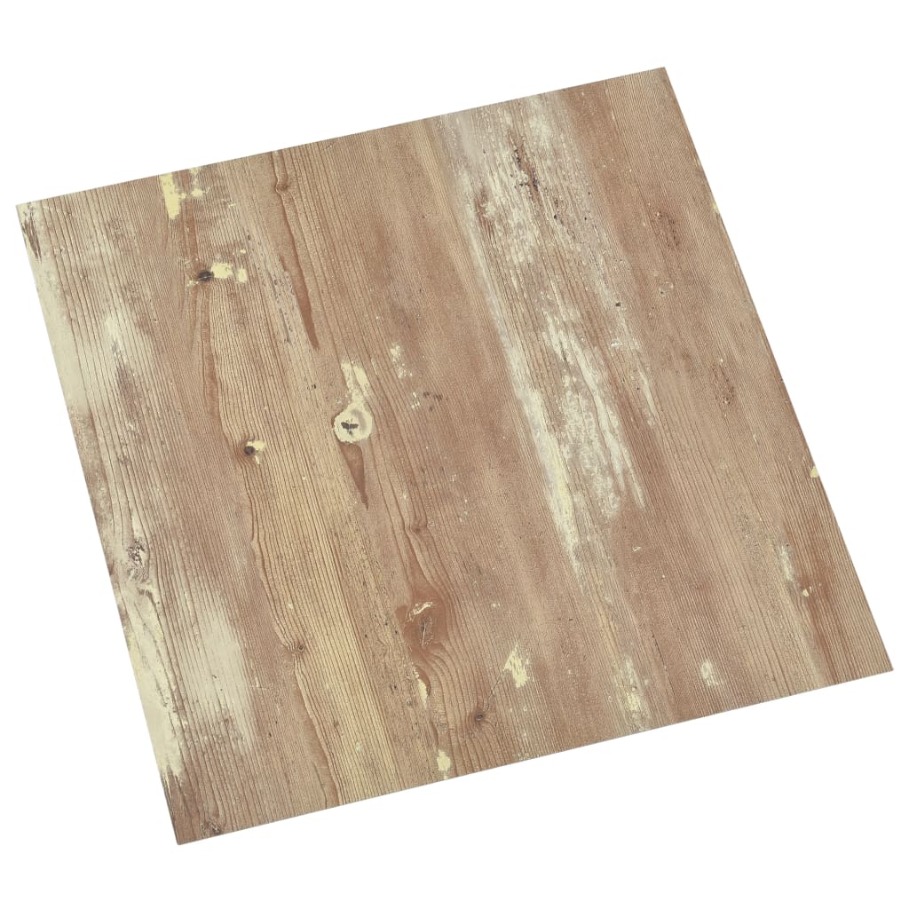 Vidaxl Floor Abeards 20 St Autoadesivo 1,86 m² PVC Brown