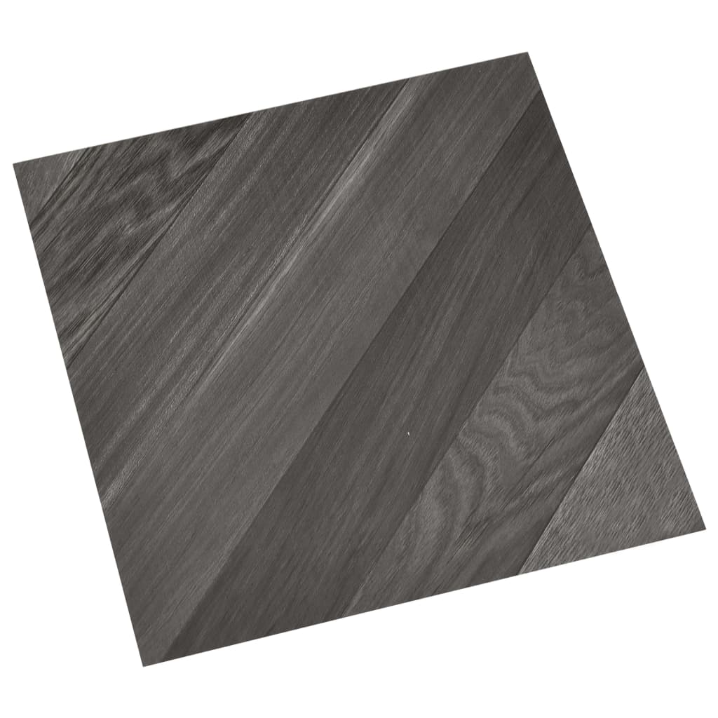 Tablas de piso Vidaxl 20 st autoadhesivo 1.86 m² gris rayado de PVC