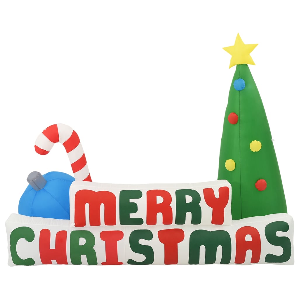 Vidaxl Tree di Natale Merry Christmas LED 240x188 cm